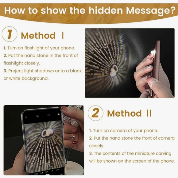 Projection I Love You Necklace, Letter C - Picture 5 of 14